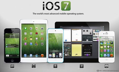 Giao diện thú vị về hệ điều hành iOS 7